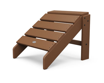 POLYWOOD® South Beach Ottoman in Teak