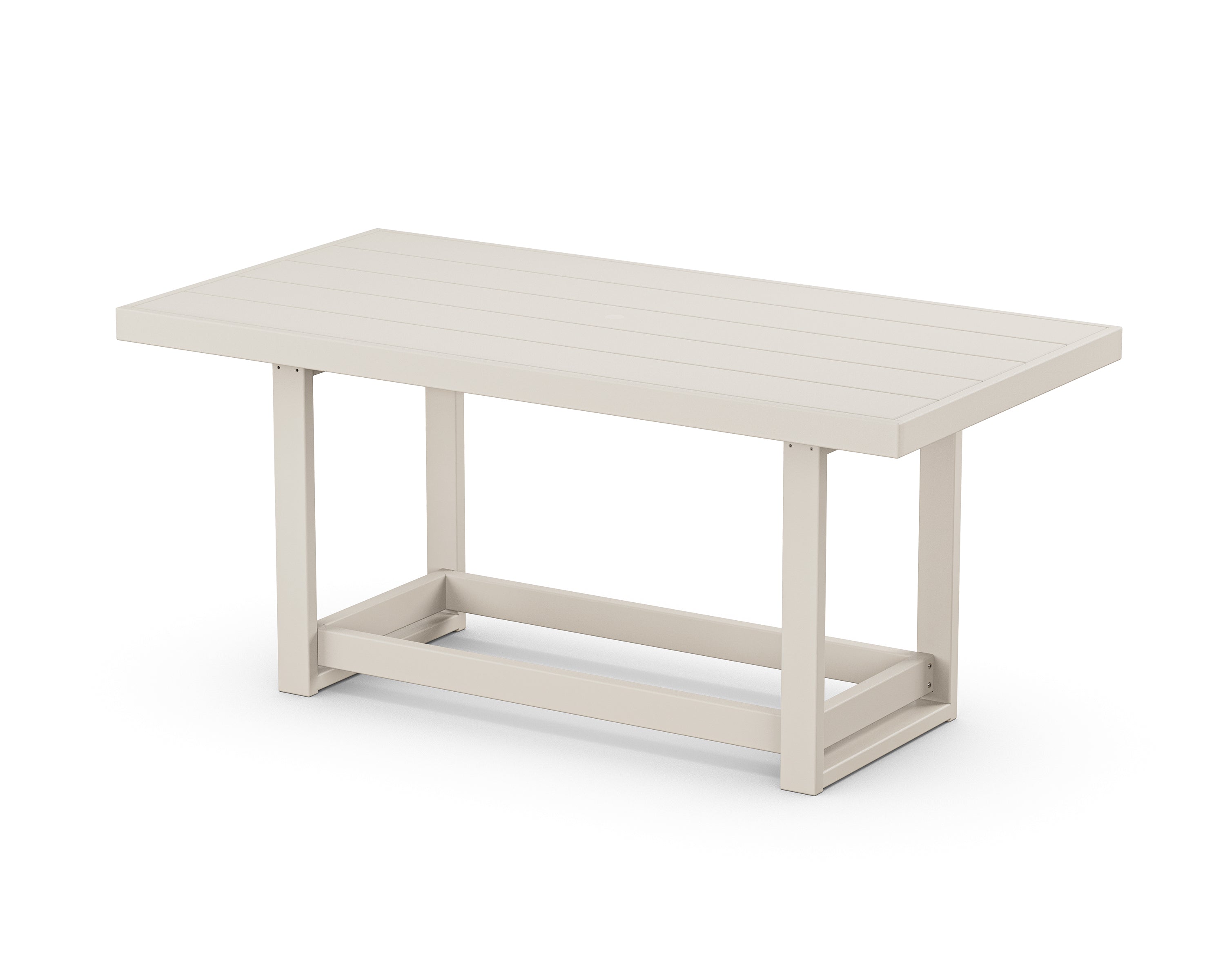 POLYWOOD® EDGE 40 x 78 Counter Table in Sand