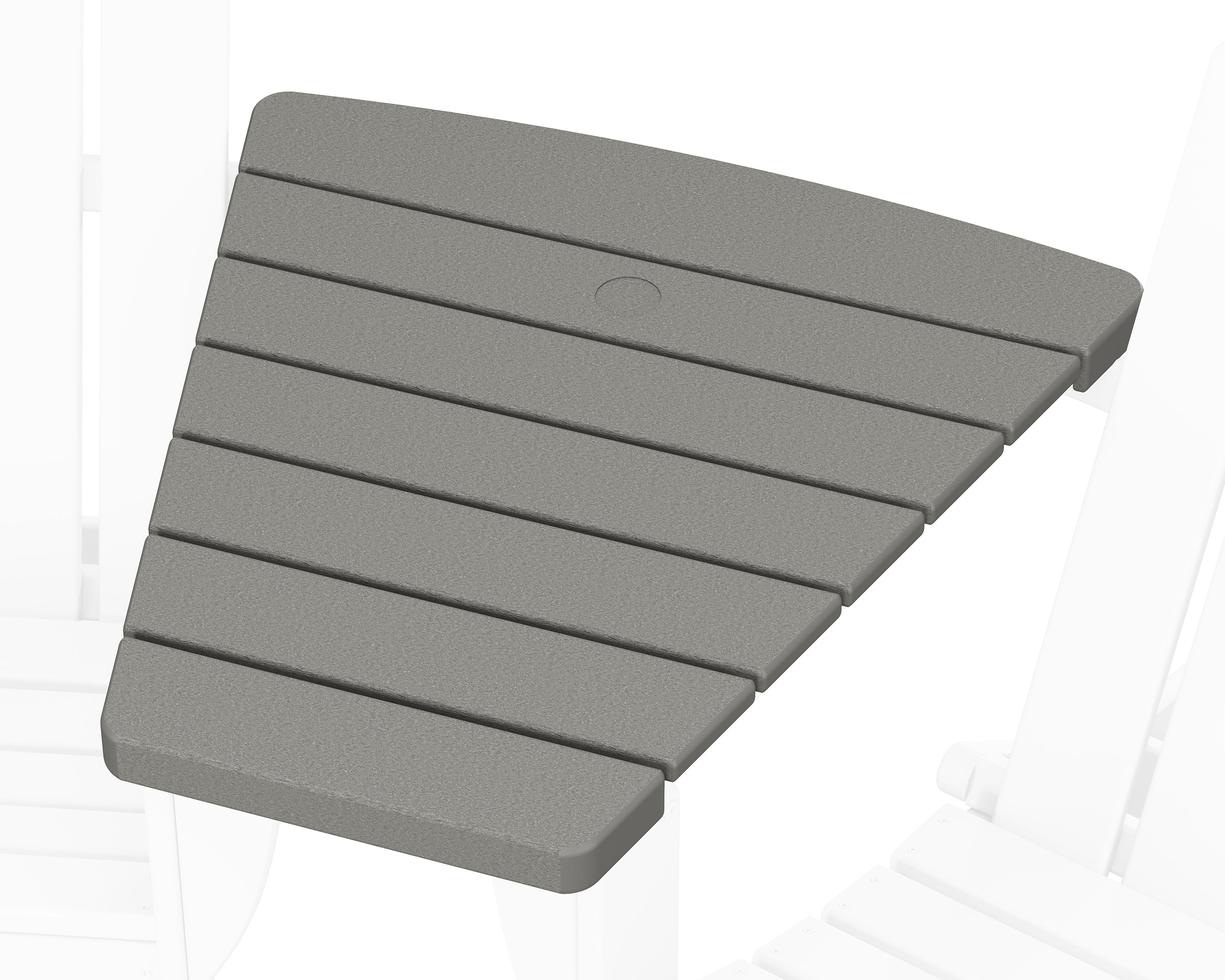 POLYWOOD® Classic Series Angled Adirondack Connecting Table in Slate Grey