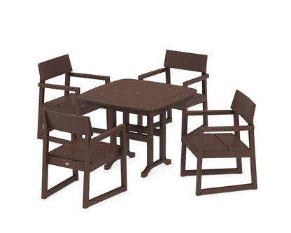 POLYWOOD® EDGE 5-Piece Dining Set in Mahogany