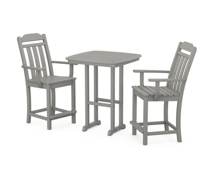 Country Living Cottage 3-Piece Counter Set in Slate Grey
