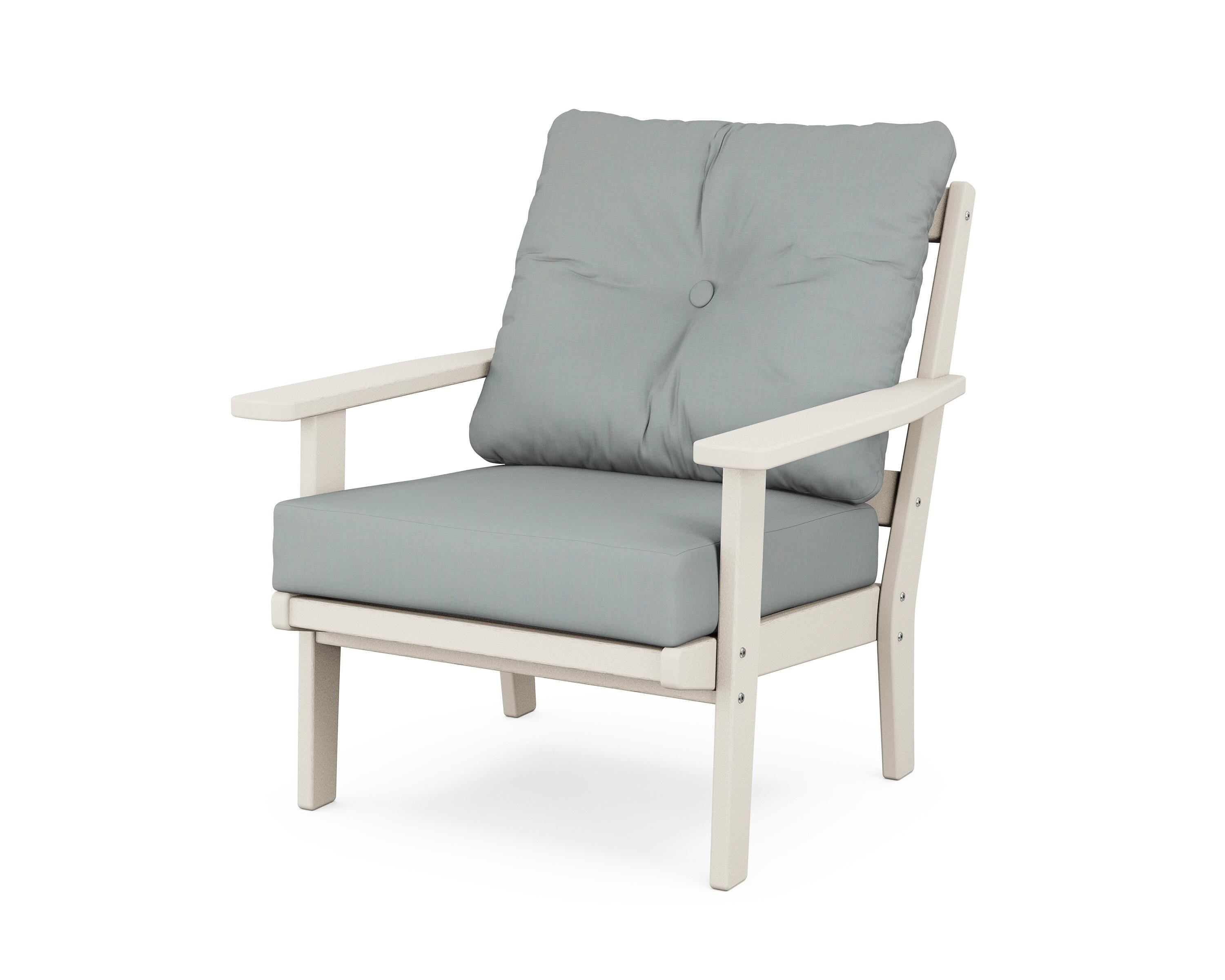 POLYWOOD® Prairie Deep Seating Chair in Sand / Spa