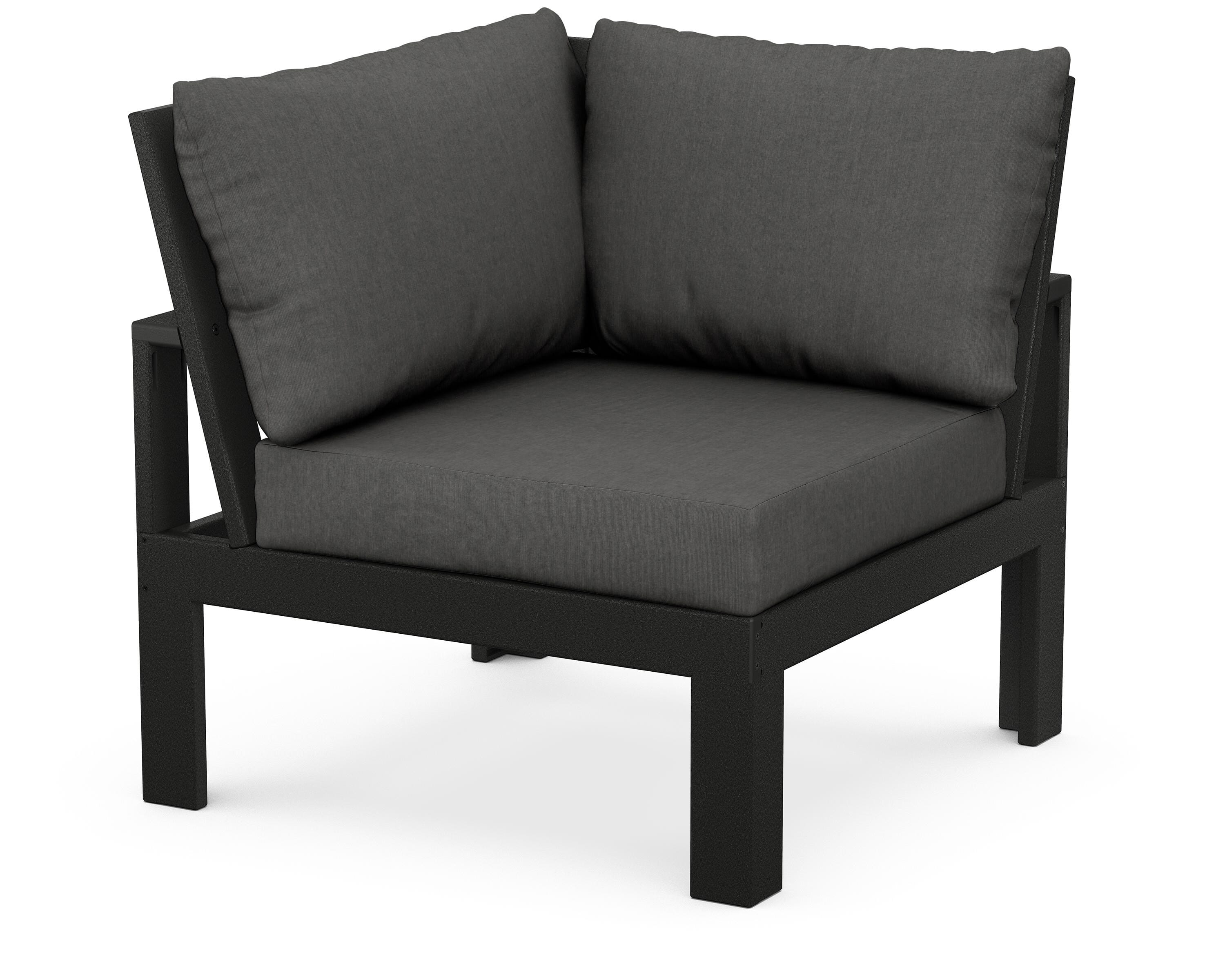 Unbranded Modular Corner Chair in Black / Spectrum Carbon
