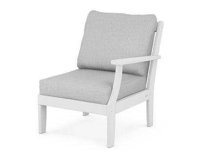 Braxton Modular Right Arm Chair - White