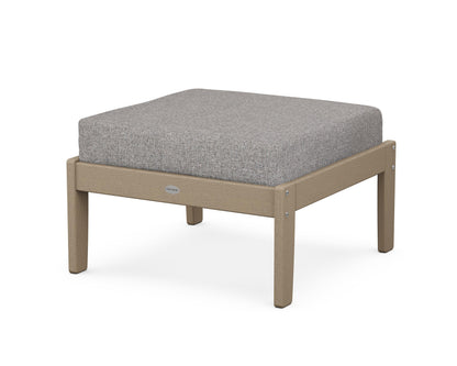 POLYWOOD® Braxton Deep Seating Ottoman in Vintage Sahara / Grey Mist