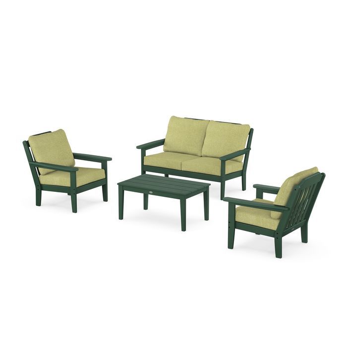 Country Living 4-Piece Deep Seating Set with Loveseat