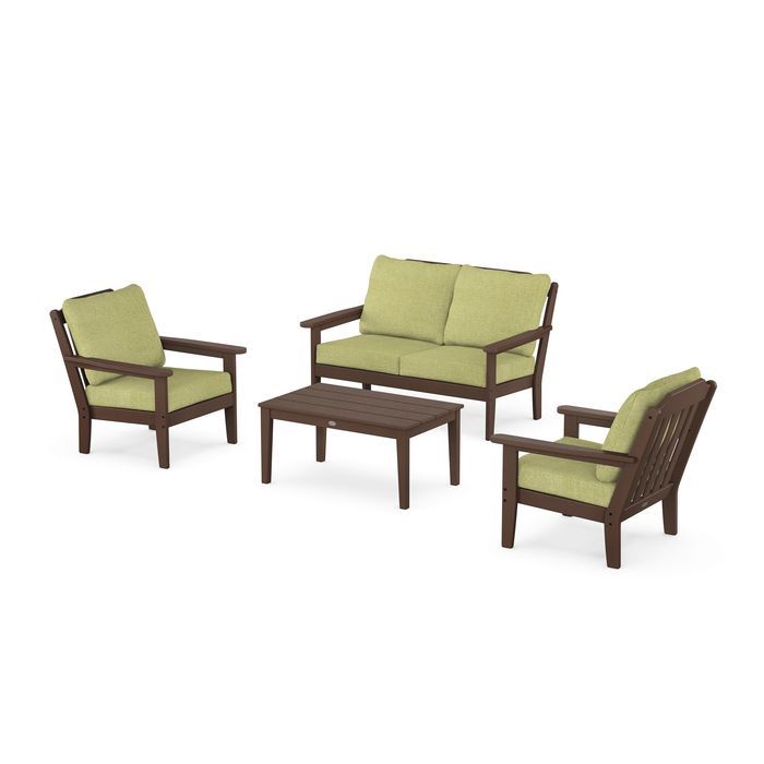 Country Living 4-Piece Deep Seating Set with Loveseat