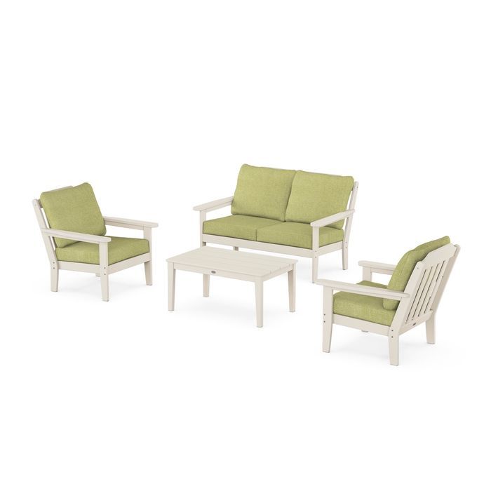 Country Living 4-Piece Deep Seating Set with Loveseat