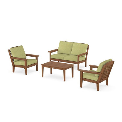 Country Living 4-Piece Deep Seating Set with Loveseat