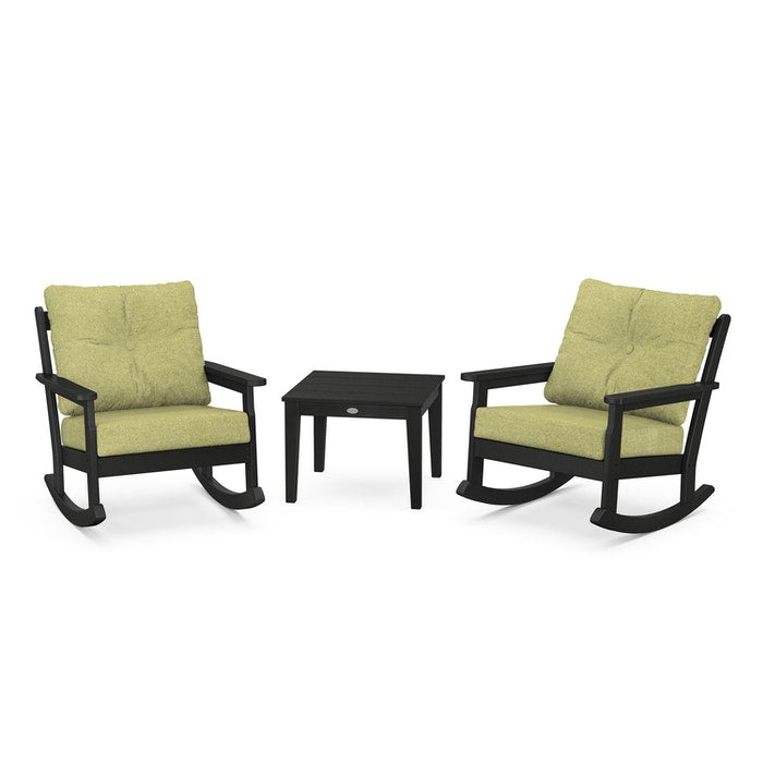 Vineyard 3-Piece Deep Seating Rocking Chair Set