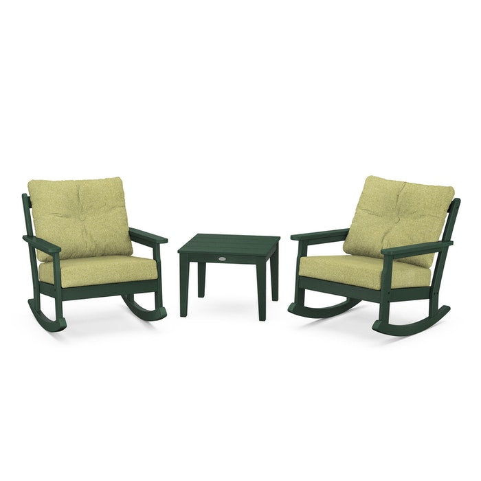 Vineyard 3-Piece Deep Seating Rocking Chair Set