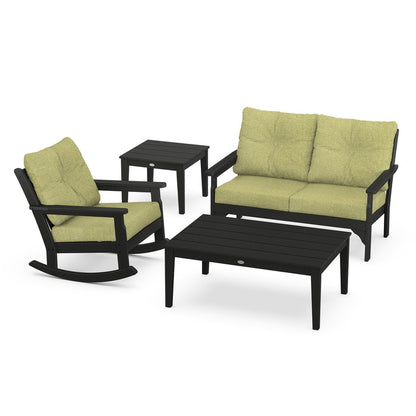 Vineyard 4-Piece Deep Seating Rocking Chair Set