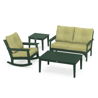 Vineyard 4-Piece Deep Seating Rocking Chair Set