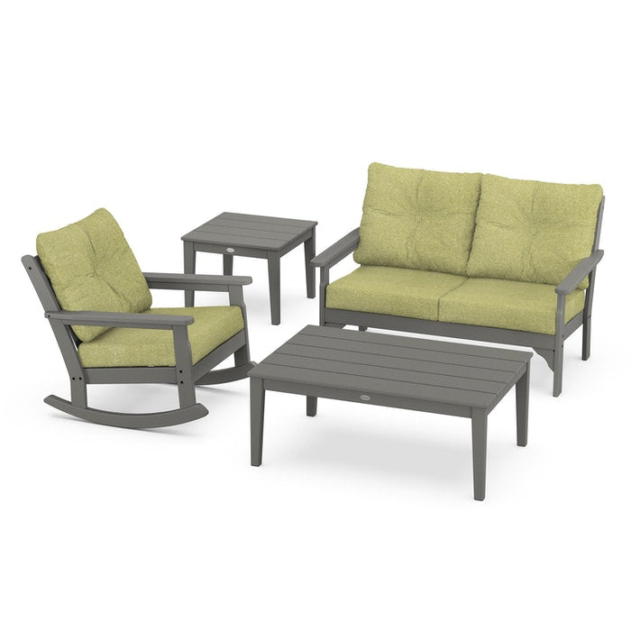 Vineyard 4-Piece Deep Seating Rocking Chair Set