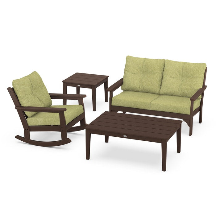 Vineyard 4-Piece Deep Seating Rocking Chair Set