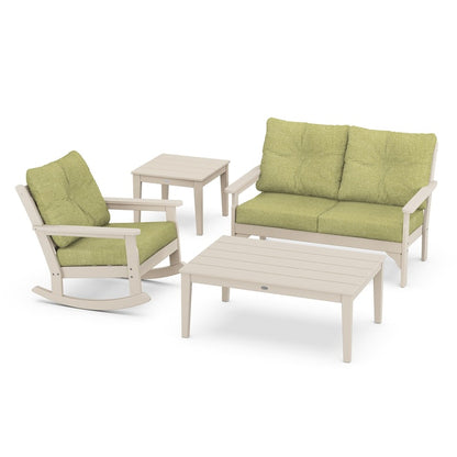 Vineyard 4-Piece Deep Seating Rocking Chair Set