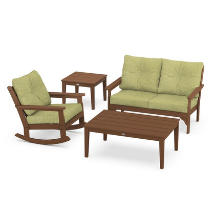 Vineyard 4-Piece Deep Seating Rocking Chair Set