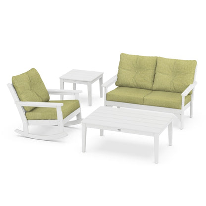 Vineyard 4-Piece Deep Seating Rocking Chair Set