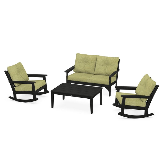 Vineyard 4-Piece Deep Seating Rocking Chair Set