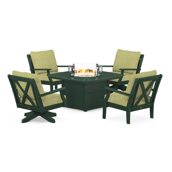 Braxton 5-Piece Deep Seating Set with Fire Table