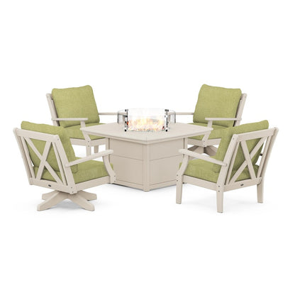 Braxton 5-Piece Deep Seating Set with Fire Table