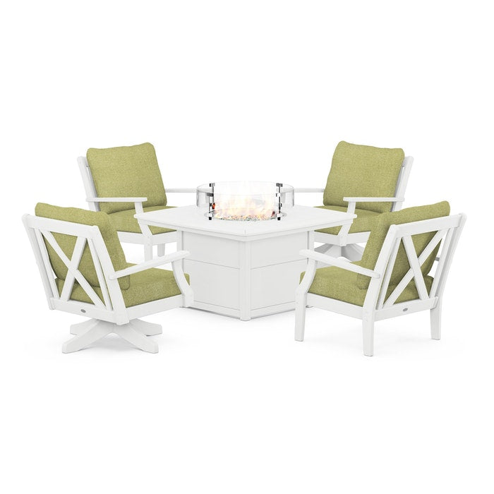 Braxton 5-Piece Deep Seating Set with Fire Table