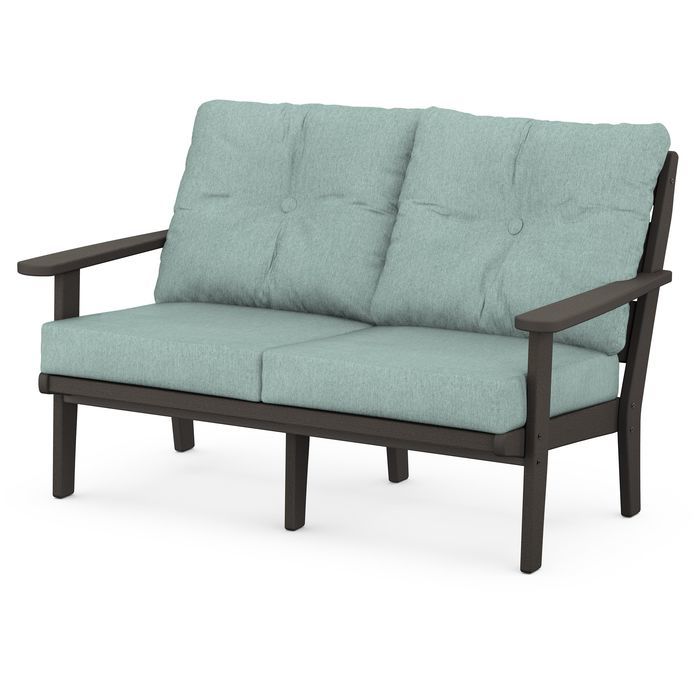 Lakeside Deep Seating Loveseat in Vintage Finish