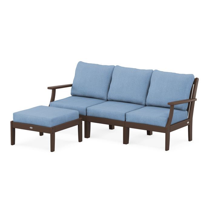 Braxton Modular 4-Piece Deep Seating Set with Ottoman