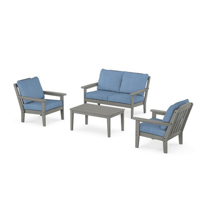 Country Living 4-Piece Deep Seating Set with Loveseat