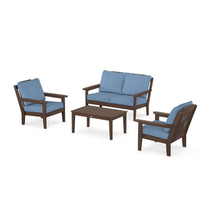Country Living 4-Piece Deep Seating Set with Loveseat