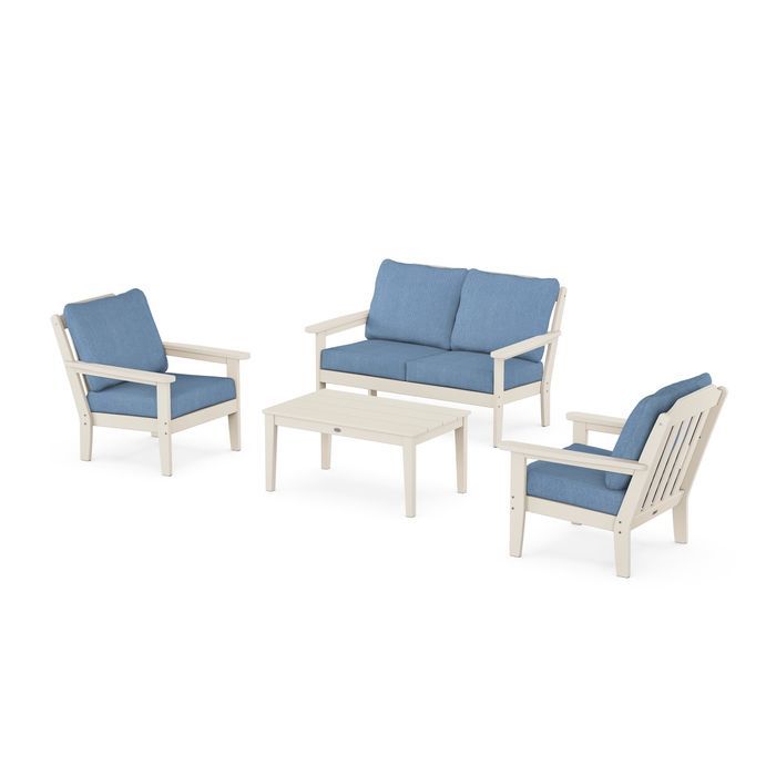 Country Living 4-Piece Deep Seating Set with Loveseat