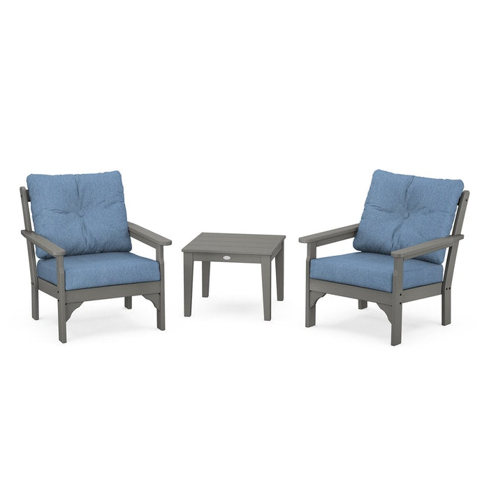 Vineyard 3-Piece Deep Seating Set