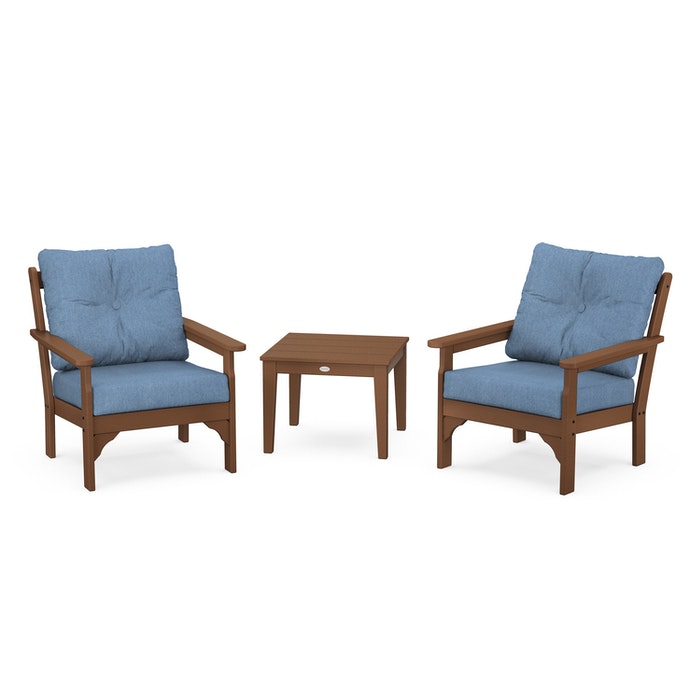 Vineyard 3-Piece Deep Seating Set