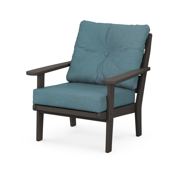 Lakeside Deep Seating Chair in Vintage Finish