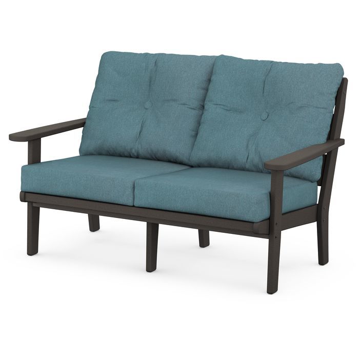 Lakeside Deep Seating Loveseat in Vintage Finish