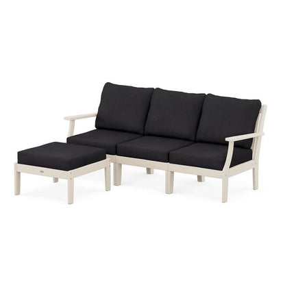 Braxton Modular 4-Piece Deep Seating Set with Ottoman