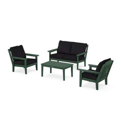 Country Living 4-Piece Deep Seating Set with Loveseat
