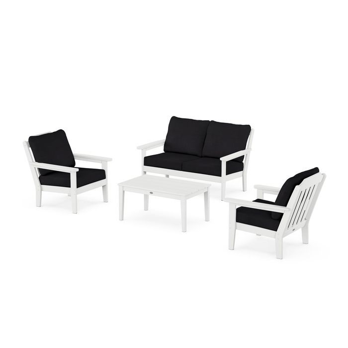 Country Living 4-Piece Deep Seating Set with Loveseat