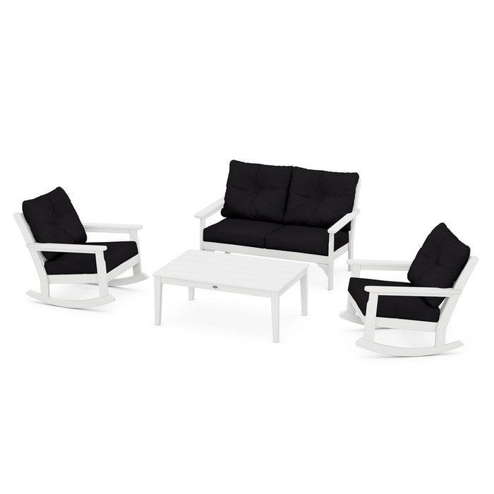 Vineyard 4-Piece Deep Seating Rocking Chair Set