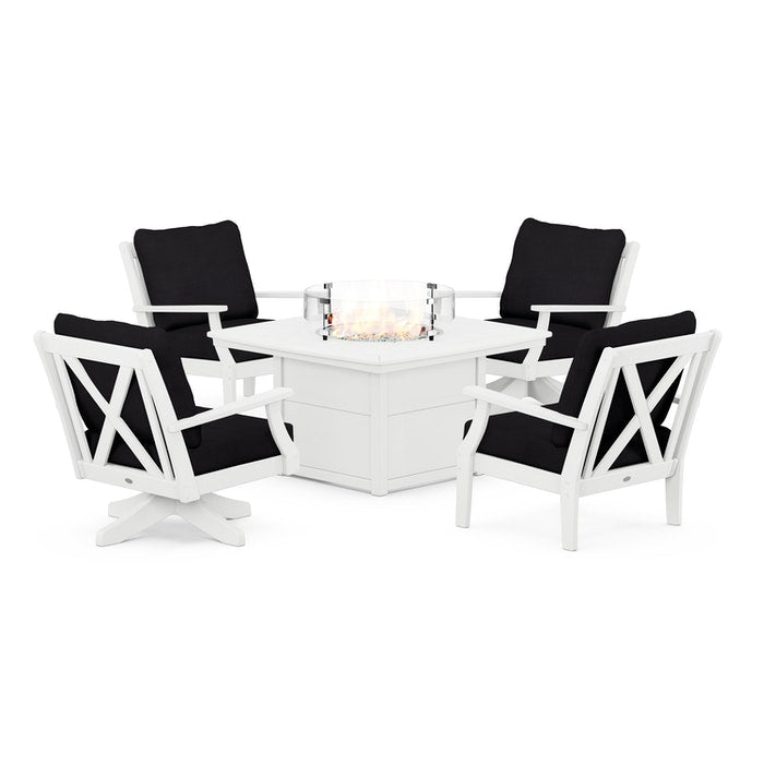 Braxton 5-Piece Deep Seating Set with Fire Table