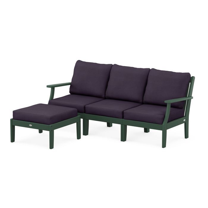 Braxton Modular 4-Piece Deep Seating Set with Ottoman
