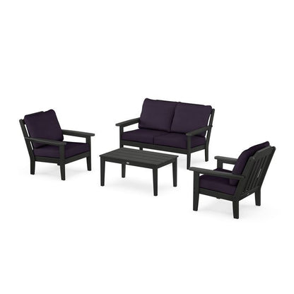 Country Living 4-Piece Deep Seating Set with Loveseat
