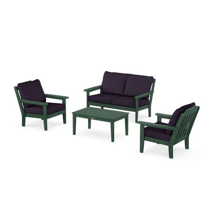 Country Living 4-Piece Deep Seating Set with Loveseat