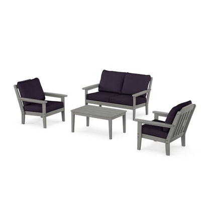 Country Living 4-Piece Deep Seating Set with Loveseat