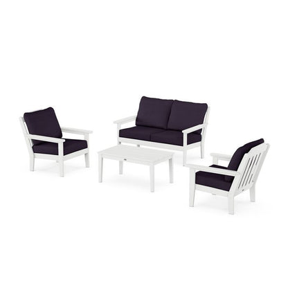 Country Living 4-Piece Deep Seating Set with Loveseat