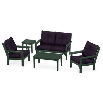 Vineyard 5-Piece Deep Seating Set