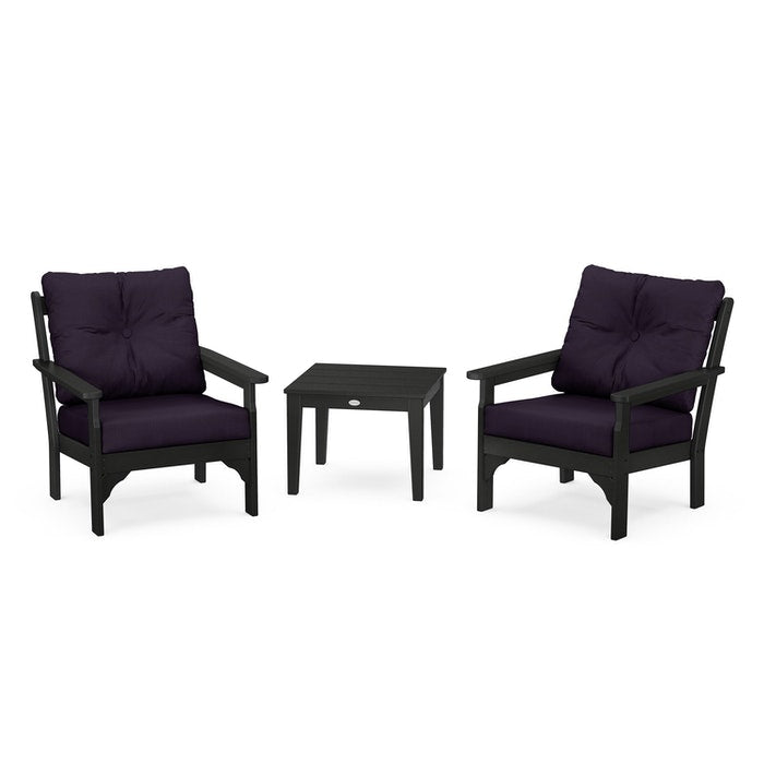 Vineyard 3-Piece Deep Seating Set