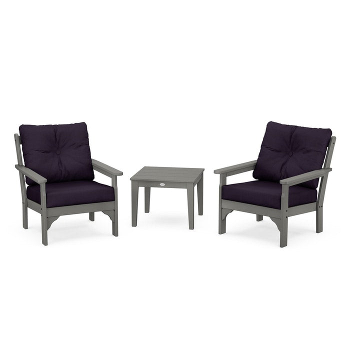 Vineyard 3-Piece Deep Seating Set