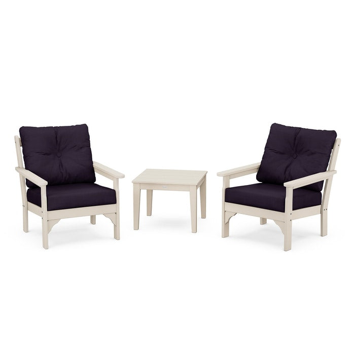 Vineyard 3-Piece Deep Seating Set