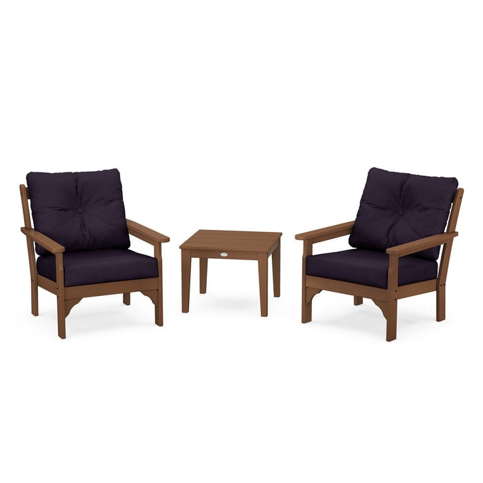 Vineyard 3-Piece Deep Seating Set